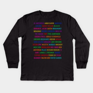 Broadway Theatres Kids Long Sleeve T-Shirt